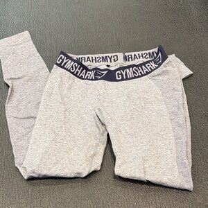 Gymshark Light purple Leggings with Navy Branded Waistband